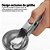 Pegador Colher De Sorvete Açaí Bola Em Inox 18cm - - Imagem 5