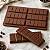 Forma Barra de Chocolate Tablete 6 Cavidades em Silicone - Imagem 1