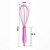 Batedor Fouet Profissional 23cm em Silicone Para Massas Ovos Bolo Cozinha - Imagem 3