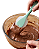 Kit 3 Espátulas Silicone Cozinha Coração 28cm Reforçada - Imagem 8