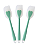 Kit 3 Espátulas Silicone Cozinha Coração 28cm Reforçada - Imagem 1