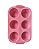 Forma Cupcake Em Silicone 6 Cavidades Doces Gourmet, Empadas, Petit Gâteau - Imagem 3