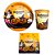 Kit Festa Halloween Completo para 60 Convidados Prato, Copo e Guardanapo Descartável de Papel - Imagem 2