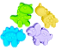 Forma de Silicone Dinossauros Divertidos Antiaderente - Imagem 3