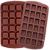 Forma Silicone Mini Brownie 24 Cavidades 4x4cm Antiaderente - Imagem 1