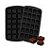 Forma Silicone Mini Brownie 24 Cavidades 4x4cm Antiaderente - Imagem 3