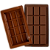 Forma Silicone Barra Chocolate Gourmet Recheada Antiaderente Retangular - Imagem 1