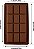 Forma Silicone Barra Chocolate Gourmet Recheada Antiaderente Retangular - Imagem 3