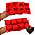 Forma Silicone Coração 8 Cavidades Doce Gourmet Chocolate - Imagem 1