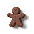 Forma de Silicone Natalina Boneco de Gingerbreade Bengala - Imagem 4