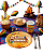 KIT 20 Convidados Pratos Copos Papel Garfo Faca Refeição Plástico Festa Junina - Imagem 8