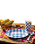 Kit 20 Convidados Colher 14cm Plástico Pratos Copos Festa Junina Papel - Imagem 7