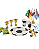 KIT 10 Pratos Copos Bola Futebol Papel Garfo Faca Refeição Plástico Festa Decoração - Imagem 7