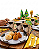 KIT 20 Pratos Copos De Bola De Futebol Papel Garfo Faca Refeição Plástico Festa Decoração - Imagem 7