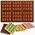 Forma de Silicone para Chocolate – Produza 6 Barras Perfeitas Simultaneamente Antiaderente - Imagem 1