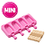 Forma em Silicone para Mini Picolé Magnum 4 cavidades Antiaderente - Imagem 1