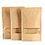Saco Stand Up Pouch Kraft Hermético Fosco com Visor - Imagem 1