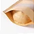 Saco Stand Up Pouch Kraft Hermético Brilhante com Visor - Imagem 5