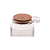 Pote De Vidro Com Colher De Madeira e Tampa De Rolha - 255ml - Imagem 5