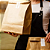 Kit Saco para Delivery de Papel Kraft Liso M 29x24x12cm - C/ 50un - Imagem 3