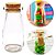 Pote De Vidro Milk Tampa Rolha Cortiça - 110ml - Imagem 3