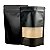 Saco Stand Up Pouch Preto Hermético com Visor - Imagem 1