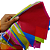 Kit Bandeirinha Plástica Costurada C/120un 10 Metros - Festa Junina - Imagem 5