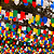 Kit Bandeirinha Plástica Costurada C/120un 10 Metros - Festa Junina - Imagem 8