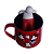 Caneca 350ml com infusor para chá Love You Mickey e Minnie - Imagem 1