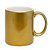 Caneca Cerâmica 325ml Perolada Dourada Live - Imagem 1