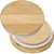 Tampa de Bambu Com Selo de Silicone para Caneca de 325ml - Imagem 1