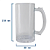 Caneca de Chopp Vidro Transparente  475ml - Imagem 2