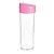 Garrafa Water Transparente 450ml com Tampa Rosa Acqua Bio - Imagem 1