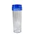 Garrafa Water Transparente 450ml com Tampa Azul Acqua Bio - Imagem 1