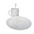 Xícara 180ml com Pires e Colher Branca Live - Imagem 4