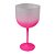 Taça Gin Jateada 450ml Degradê Rosa - Imagem 1