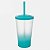 Copo Twister 500ml Degradê com Tampa e Canudo Verde Tiffany - Imagem 1