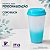 Copo Buck 500ml Degradê com Tampa Verde Tiffany - Imagem 1