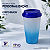 Copo Buck 500ml Degradê com Tampa Azul - Imagem 1