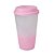 Copo Buck 500ml Degradê com Tampa Rosa - Imagem 1