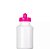 Squeeze de Plástico Branco c/ Prime 300ml com Tampa Rosa - Imagem 1