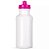 Squeeze de Plástico Branco c/ Prime 500ml com tampa Pink - Imagem 1