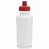 Squeeze de Plástico Branco c/ Prime 500ml com tampa Vermelha - Imagem 1