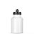 Squeeze de Plástico Branco c/ Prime 300ml com Tampa Preta - Imagem 1