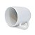 Caneca Cerâmica 300ml Semi Cônica Branca - Imagem 2