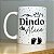 Caneca Personalizada - Dindo e Dinda X - Imagem 1