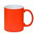 Caneca Cerâmica 325ml Laranja Neon Fosca Live - Imagem 1
