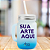 Caneca Personalizada de Vidro Degradê Azul com Canudo "Sua Arte Aqui" - Imagem 1