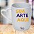 Caneca Personalizada Alça Coração Branca "Sua Arte Aqui" - Imagem 2