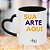 Caneca Personalizada Alça Coração Preta "Sua Arte Aqui" - Imagem 2